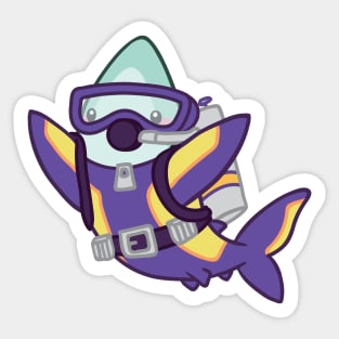 Byte's Costume: Scuba Sticker